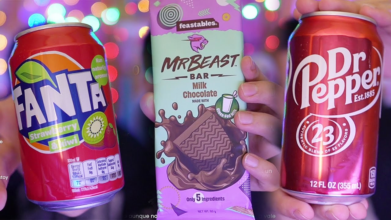 Probando por primera vez FEASTABLES, DR PEPPER y FANTA KIWI FRESA