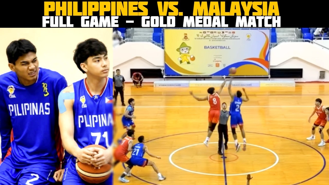 PHILIPPINES vs. MALAYSIA - FINALS | Asean Schools Games 2025 | FULL GAME