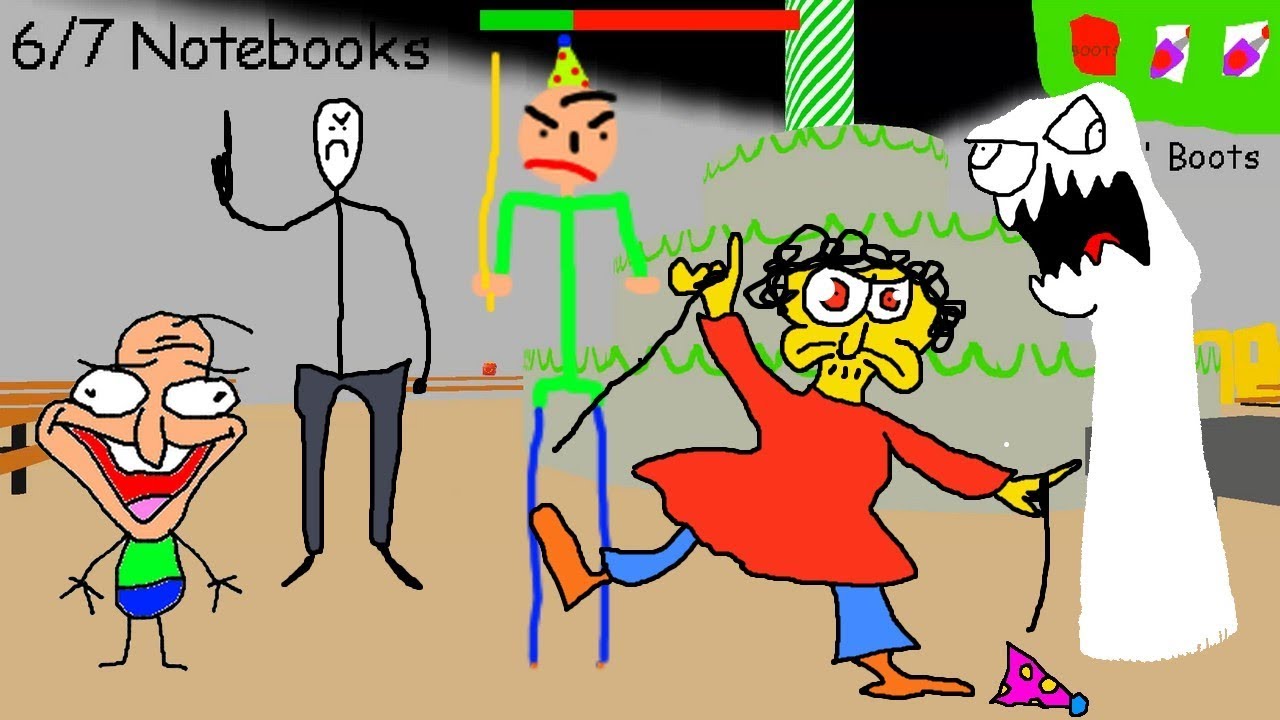 Baldi's Basics IN: The Retarded Birthday - Baldi's Basics Birthday Bash Mod