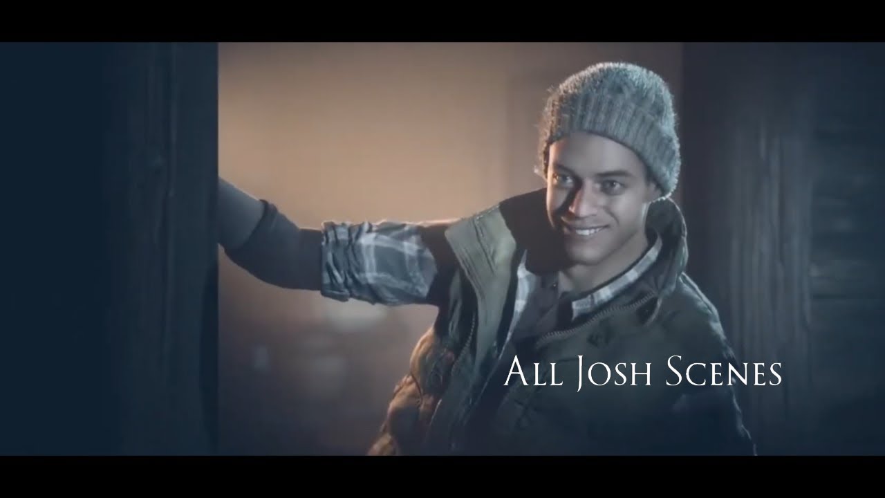 (No Subtitles) All Josh Washington Scenes - Until Dawn Remake Scenepack