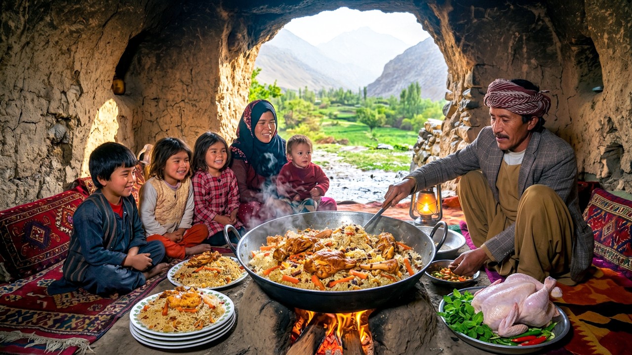 The Family That Still LIVES and COOKS Inside Afghanistan's Most FORGOTTEN Cave