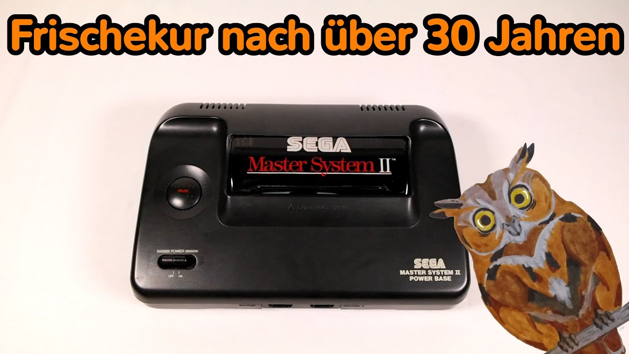 Sega Master System 2 zerlegen und reinigen