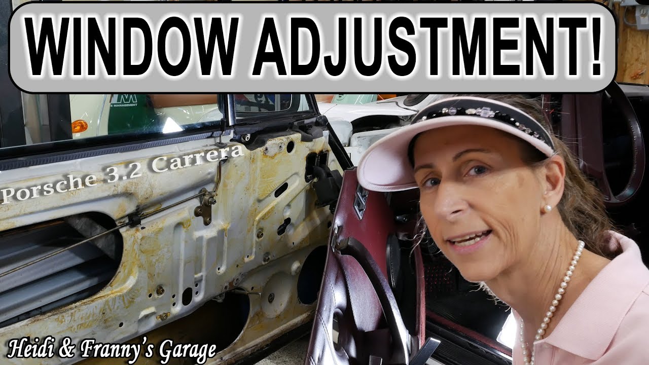 Porsche Carrera Window Regulator Adjustment - Finally?