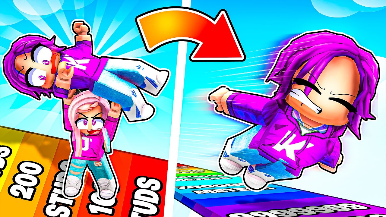 Yeet a Friend on Roblox! (Worlds 1 to 13)