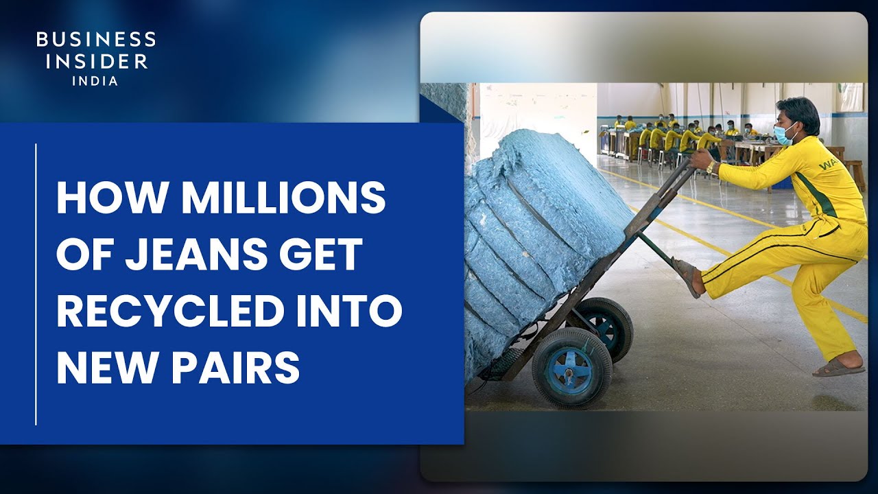 How Millions Of Jeans Get Recycled Into New Pairs