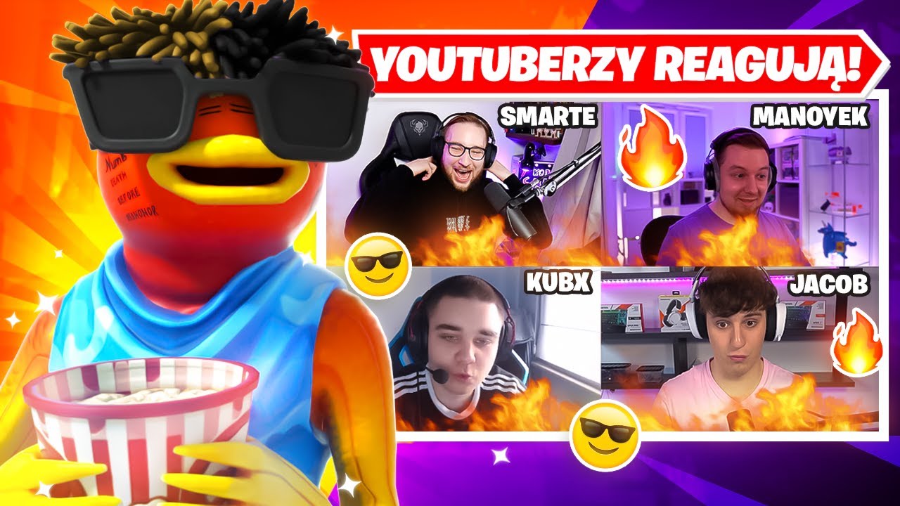 Reakcja YOUTUBERÓW  NA MÓJ MONTAGE! 😎🤙( Jacob Smarte Rafa  Kubx Manoyek  12th hours )
