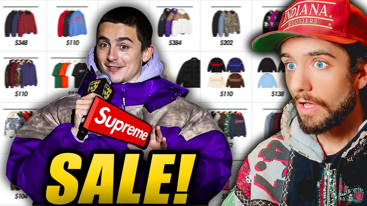 Распродажа Supreme в конце сезона — это что-то невероятное!