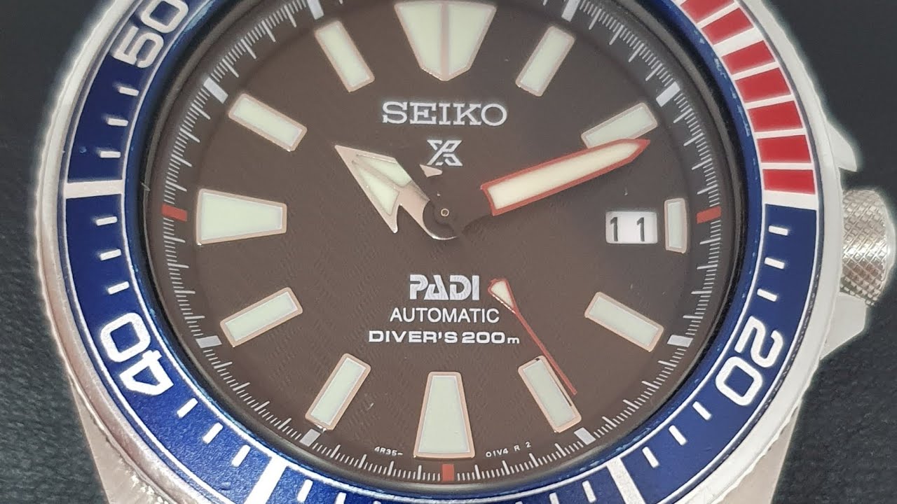 Reloj Seiko PADI,Edición Especial Modelo 4R35-01X0,Movimiento Seiko Automatico No.4R35B