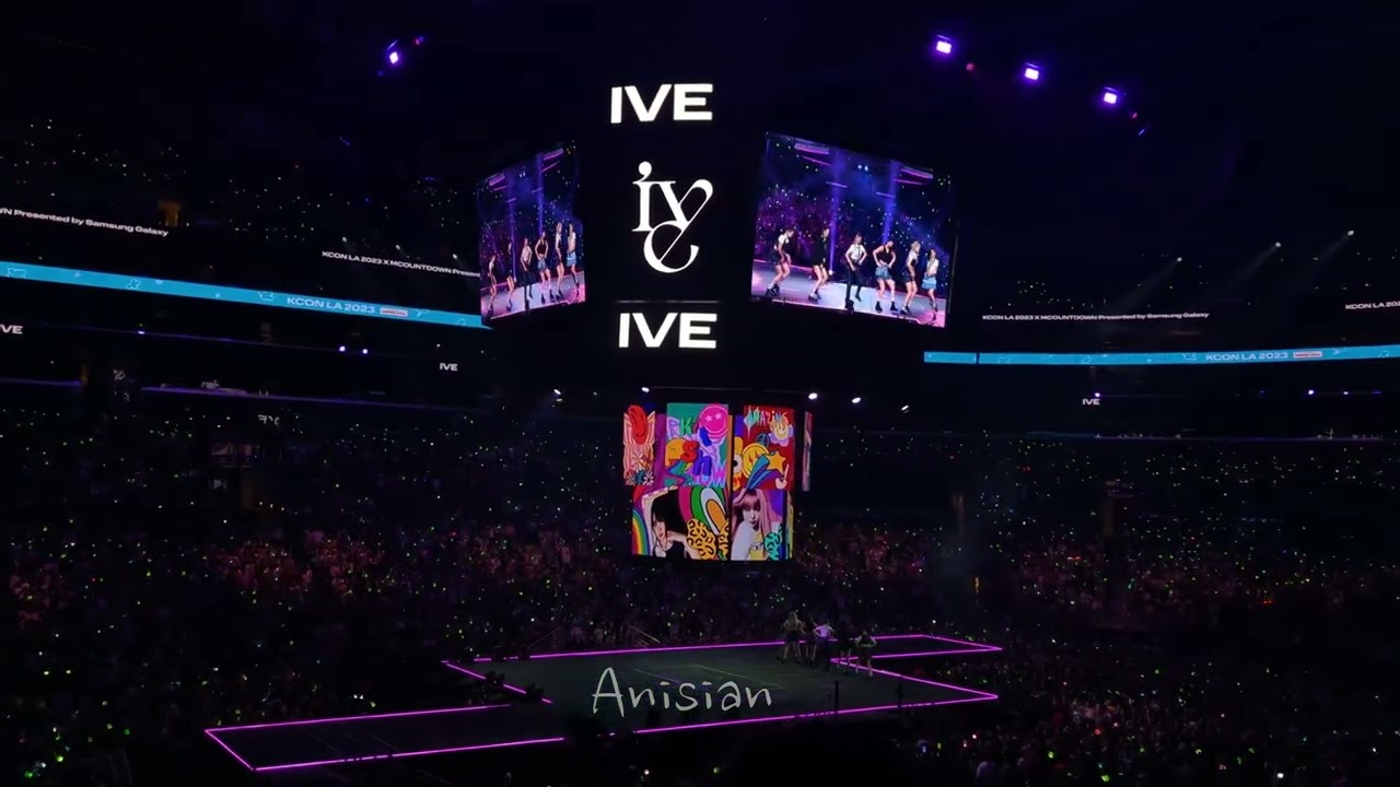 [230818] IVE (아이브) Kitsch + Love Dive + Intro VCR | KCON LA Day 1