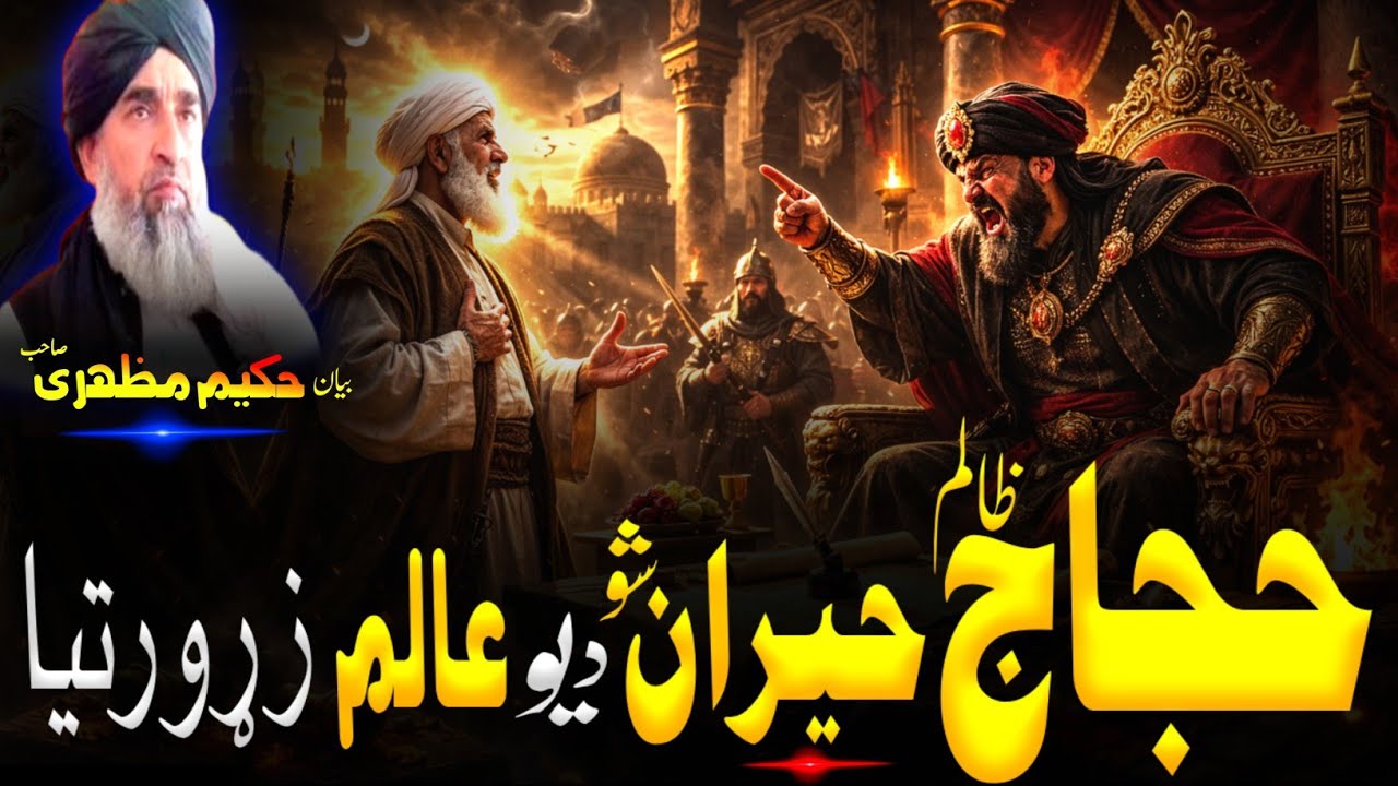 Pashto bayan | Hajjaj bin Yusuf aur ek Aalim ka qissa.| Maulana hakeem mazhari sahib| حجاج بن یوسف
