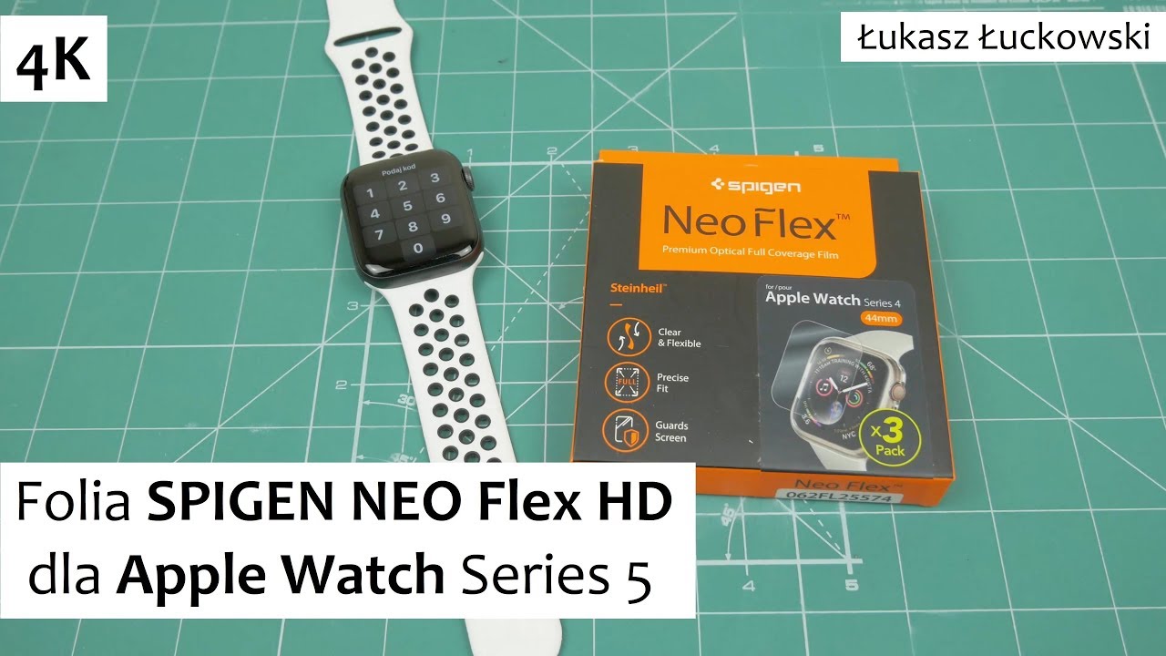 Folia SPIGEN NEO Flex HD dla Apple Watch Series 5 | Montaż, Wrażenia