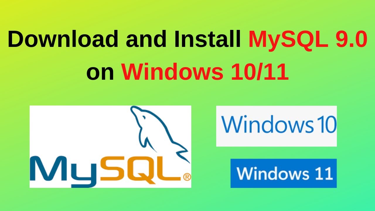 How to download and install MySQL 9.0 on Windows 10/11 | Install MySQL 9.0 on Windows | 2024 updated