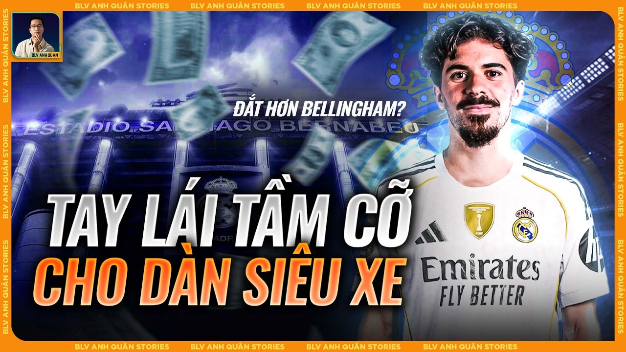 REAL SẴN SÀNG CHI ĐẬM CHO VITINHA: NGƯỜI CẦM LÁI TẦM CỠ CHO DÀN SIÊU XE