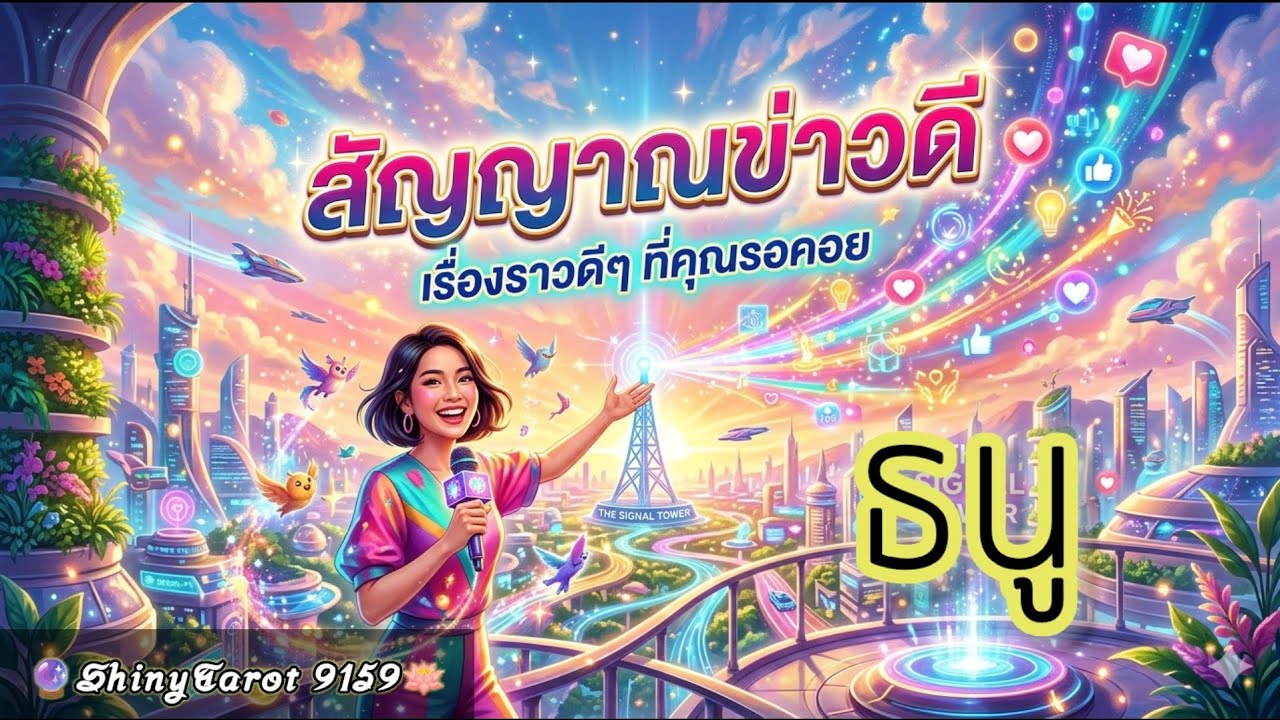 ราศีธนู🕊สัญญาณข่าวดี🪽(ภายใน 2 เดือน)🔮@ShinyTarot9159 🪔