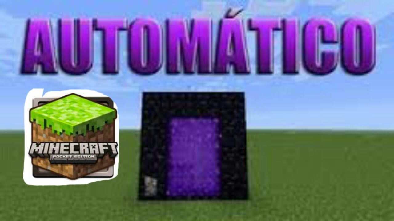 Tutorial #14 portal automático mcpe