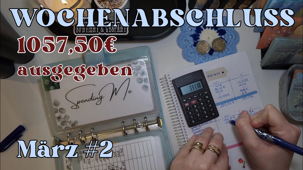 Ab jetzt wird gespart &ndash; meine Konsequenz | Wochenabschluss + Cash Stuffing