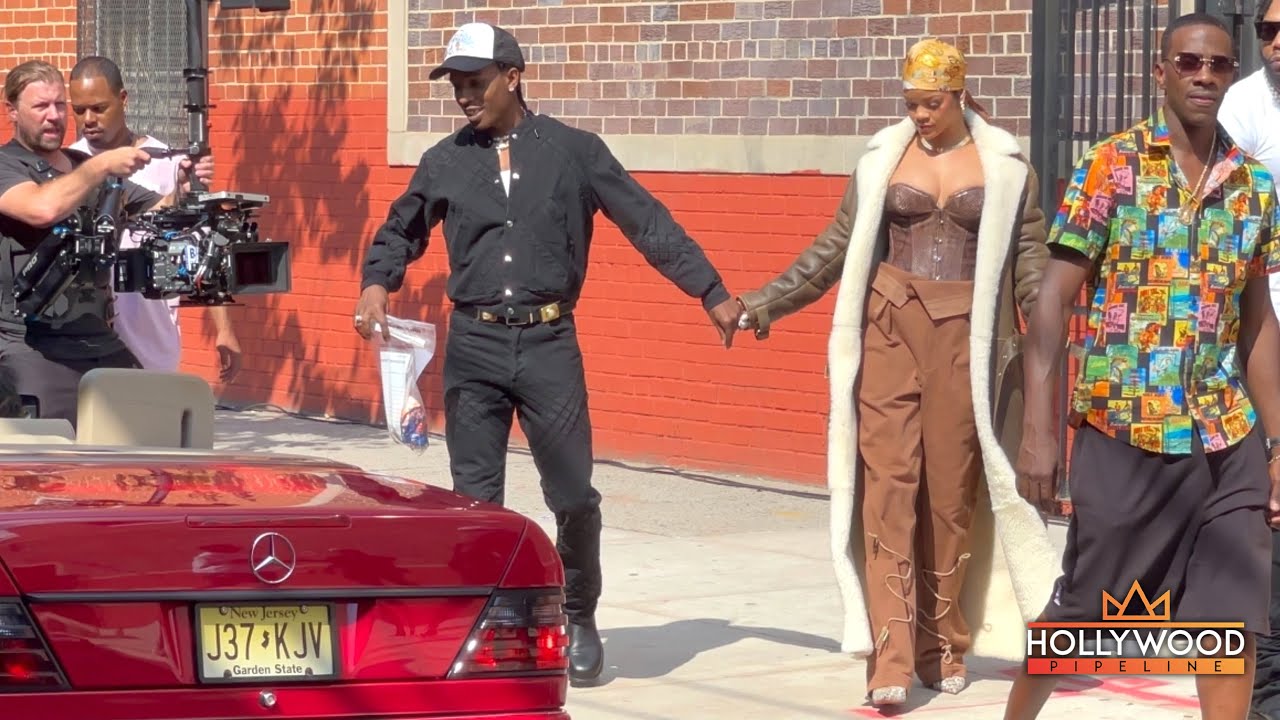 Rihanna & A$AP film new music video and fans go wild!