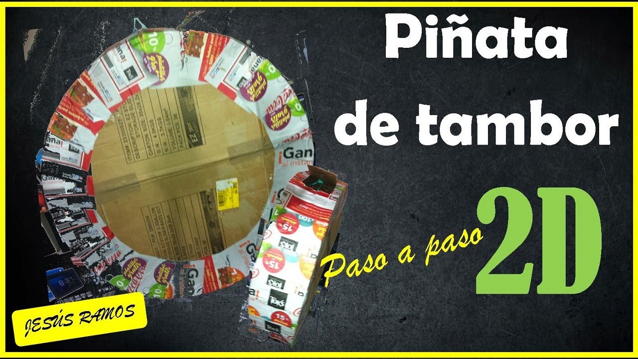 Cómo hacer una piñata de tambor / Estructura Base