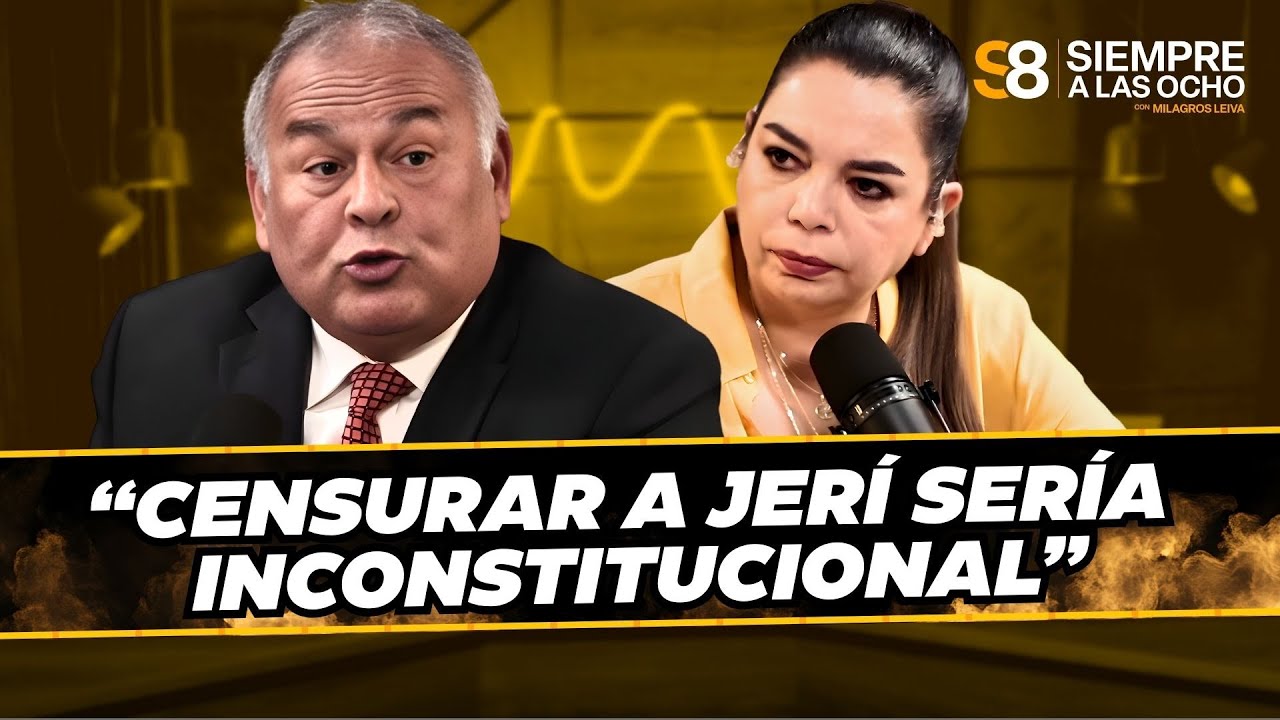¿CENSURA o VACANCIA a JERÍ? El escenario LEGAL explicado por Wilber Medina | #S8