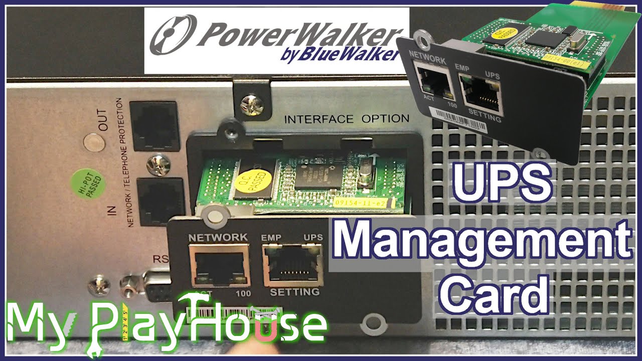 Карта NMC — веб-интерфейс управления ИБП PowerWalker — 1081
