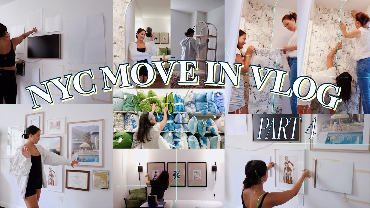 NYC APARTMENT MOVE IN VLOG (part 4) | the ultimate decorating and organization episode