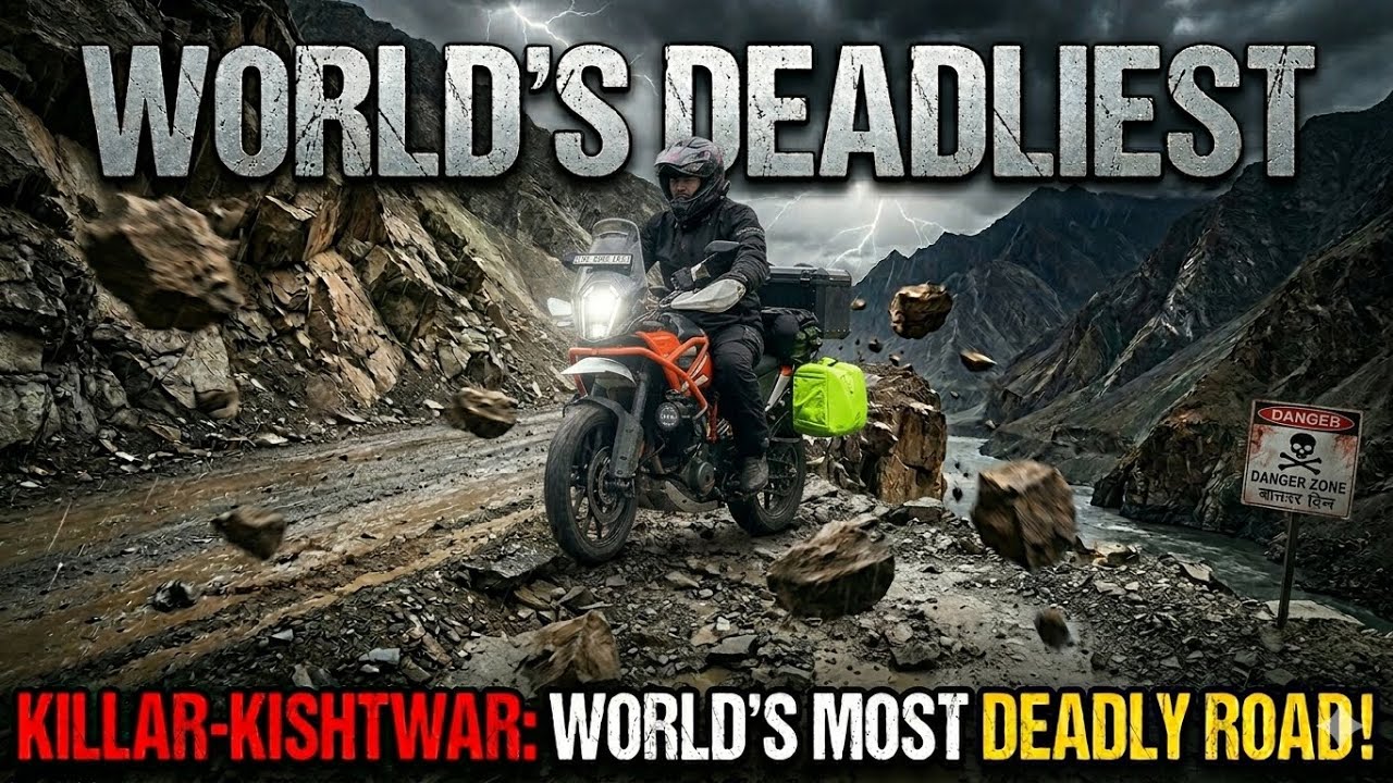 Killar to Kishtwar on KTM ADVENTURE 390😨World’s Deadliest Road | Ep. 05
