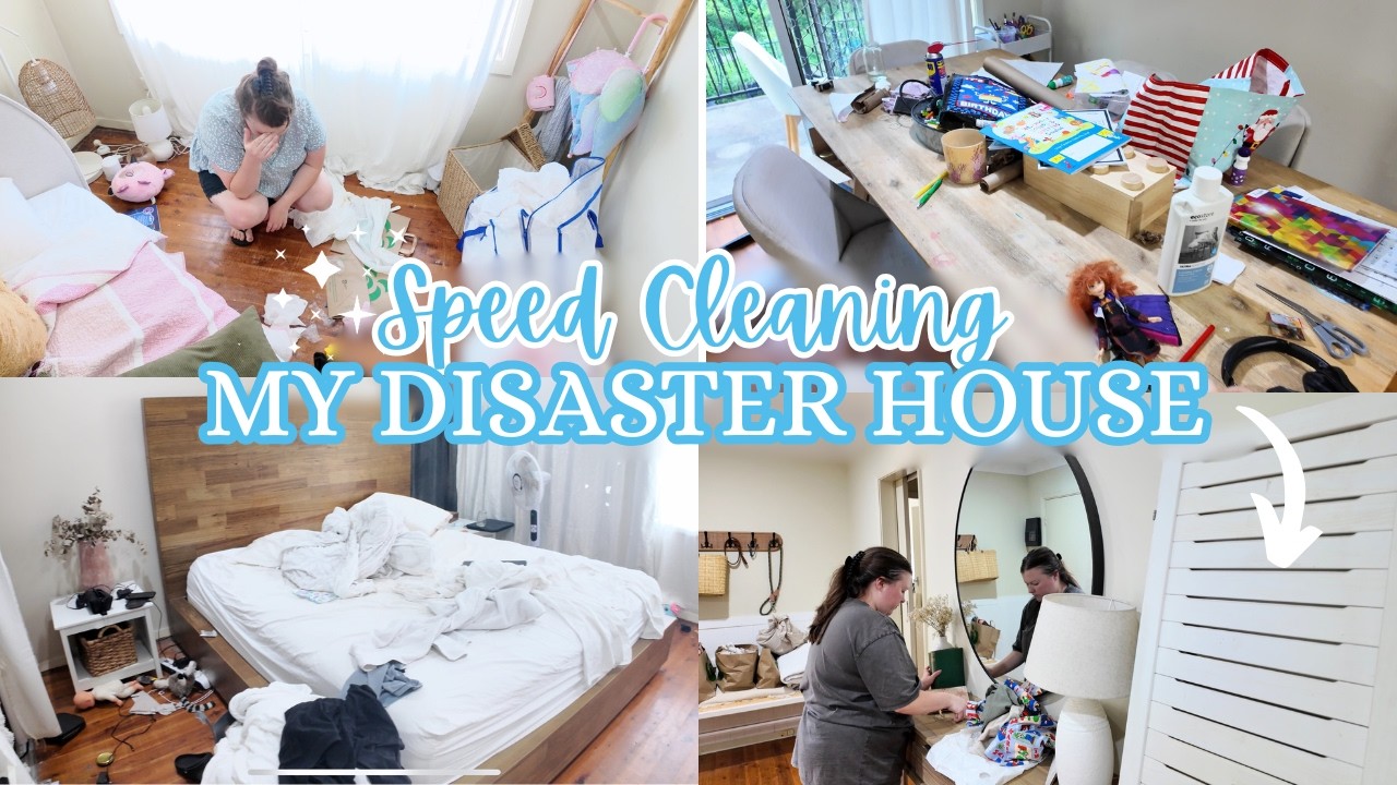 Speed Cleaning My Disaster House + Much NEEDED Redecorating!