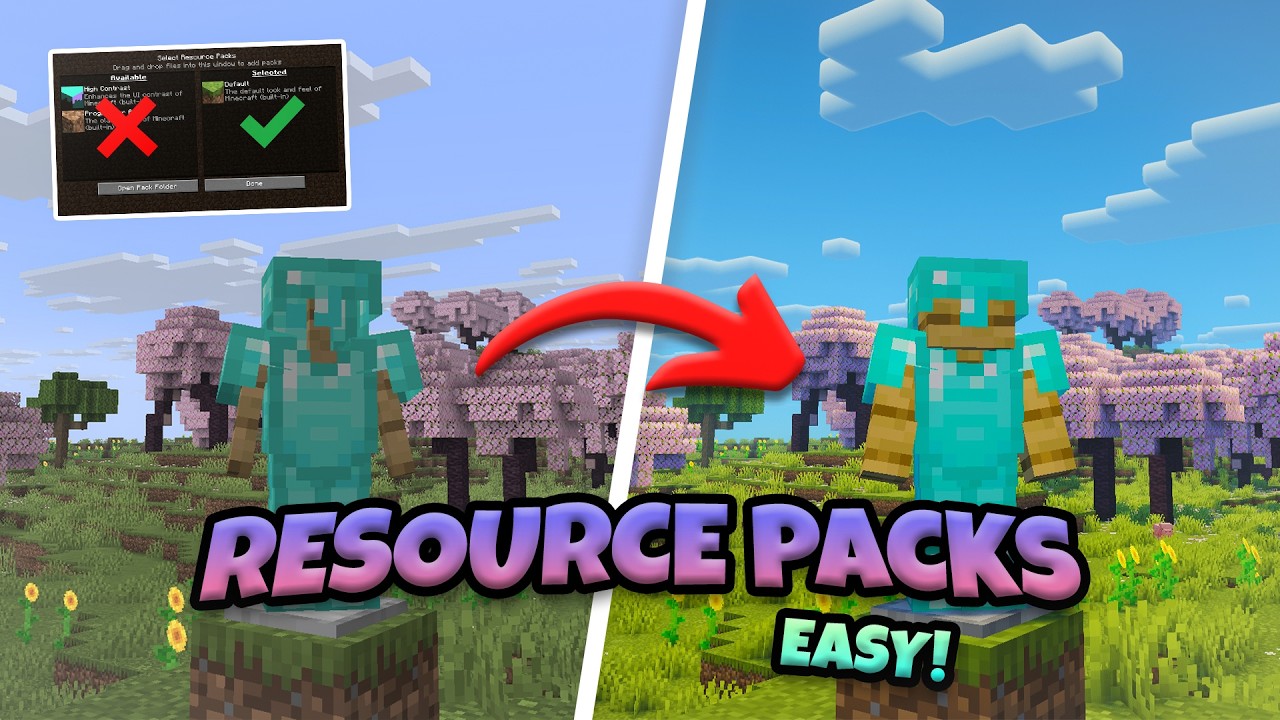 Install Any Minecraft Resource Pack in Under 2 Minutes!!
