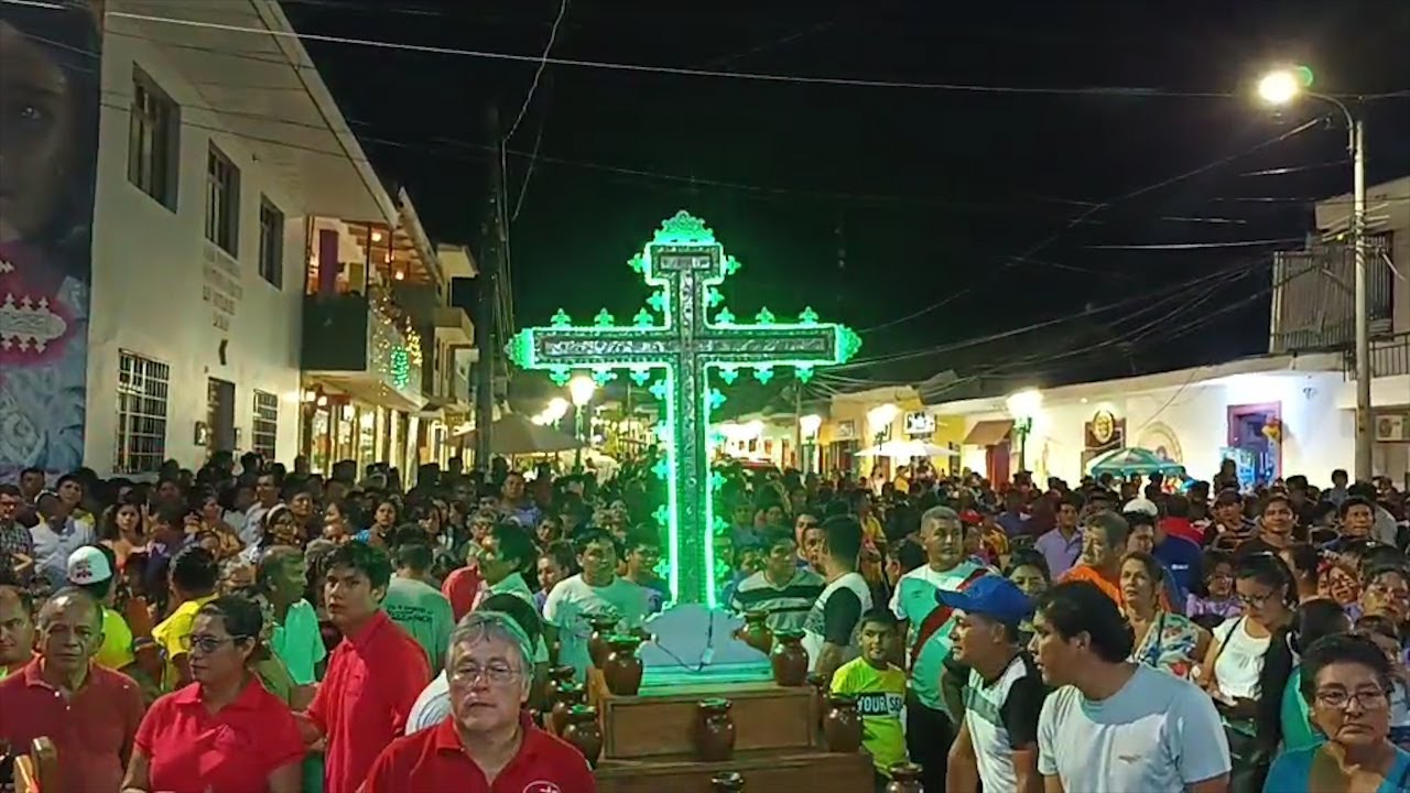 Empezaron las fiestas patronales Santa Cruz de los Motilones en Lamas, albazo será el 07 de julio