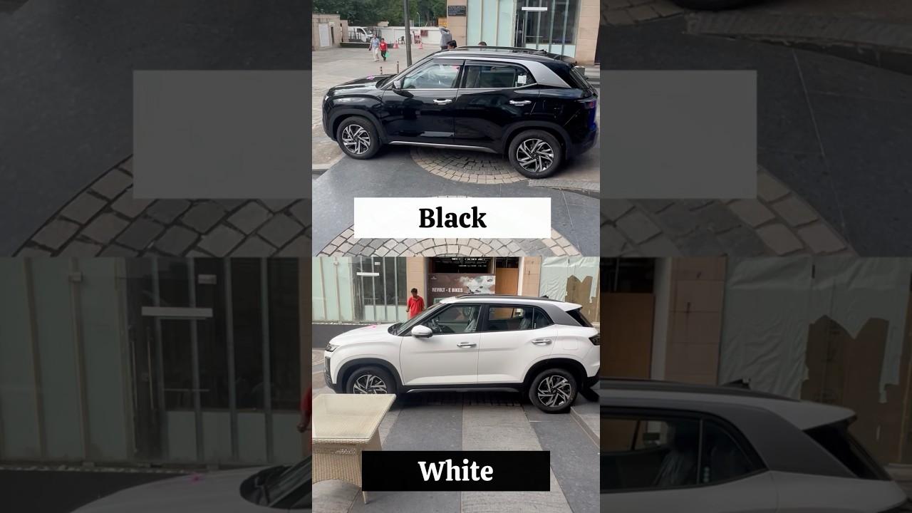 creta 2025 black or white 🔥which is your choice?