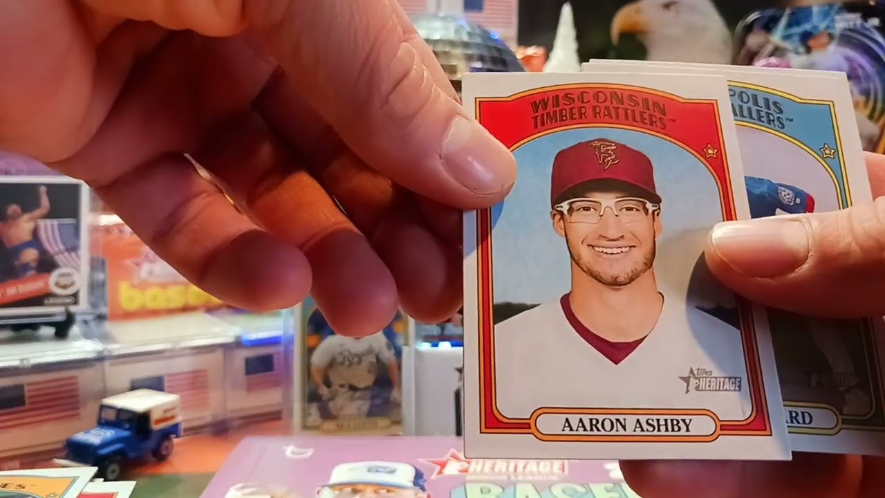 🌄Wake&Break🐓 Бейсбольная команда низшей лиги Topps Heritage 2⚾️2⚾️ 2⚾️21 часть✌🏻📦🕚🎛🎚