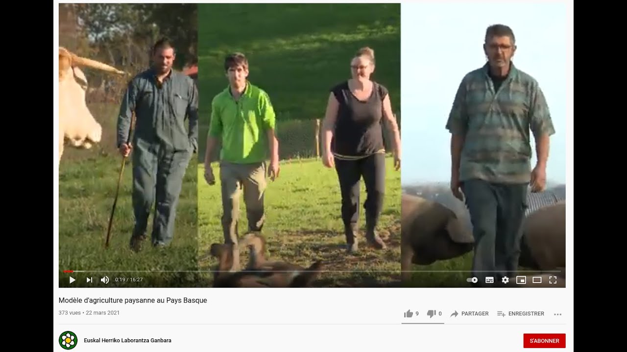 Modèle d'agriculture paysanne au Pays Basque