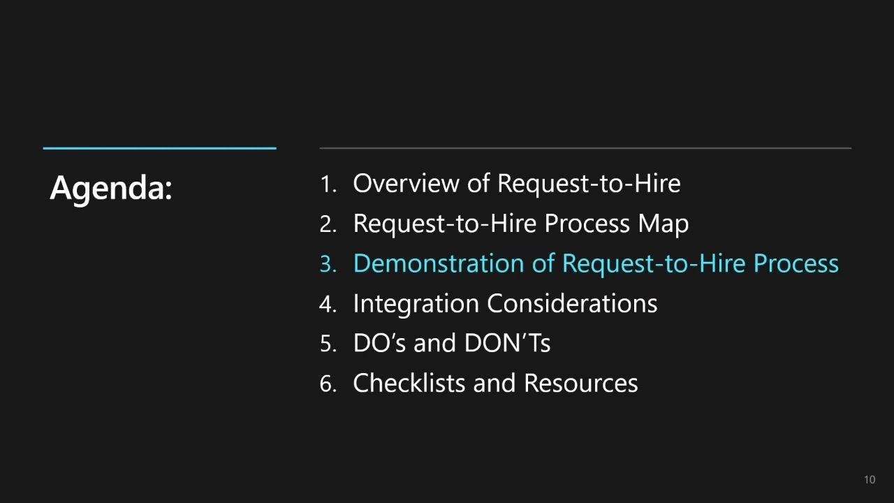 Dynamics 365 - HR Functional Series - Part 2: Request-to-Recruit-to Hire Process