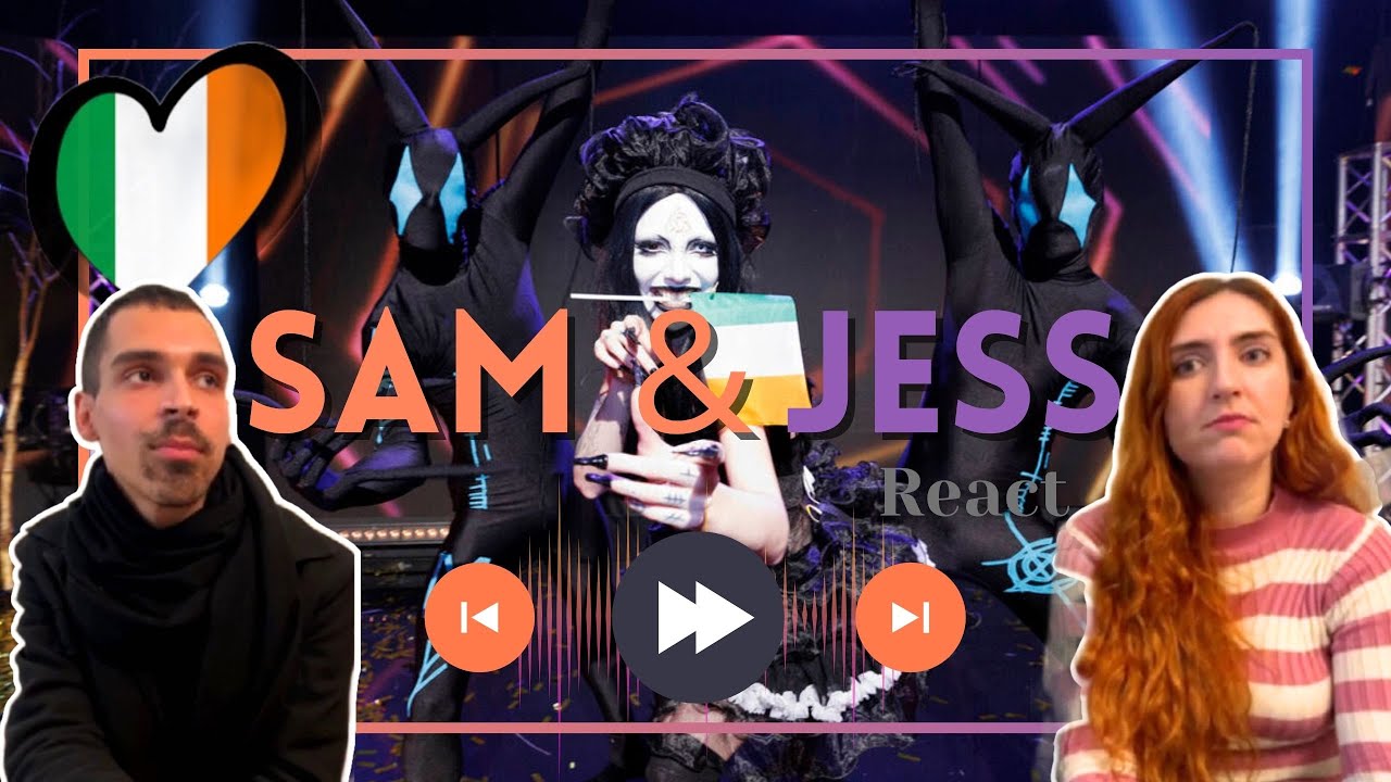 🇮🇪 Bambie Thug - Doomsday Blue | SAM & JESS REACT | Eurovision 2024 Ireland
