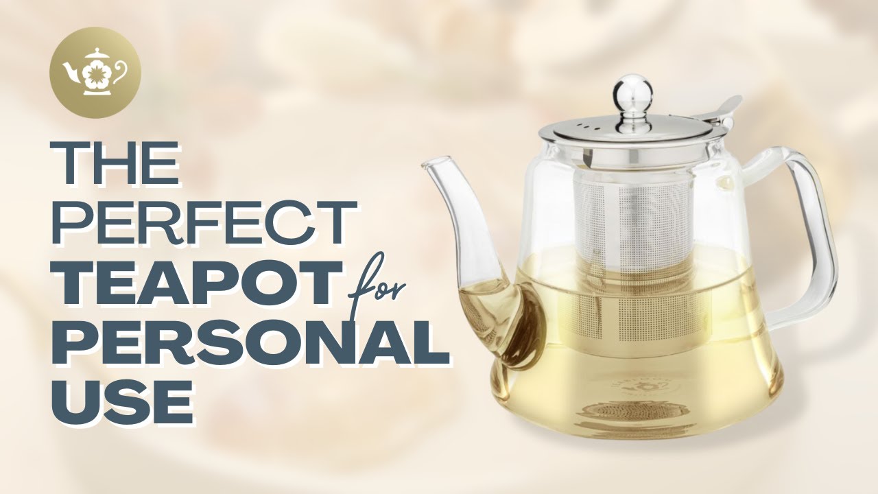 Teabloom Sienna Glass Teapot