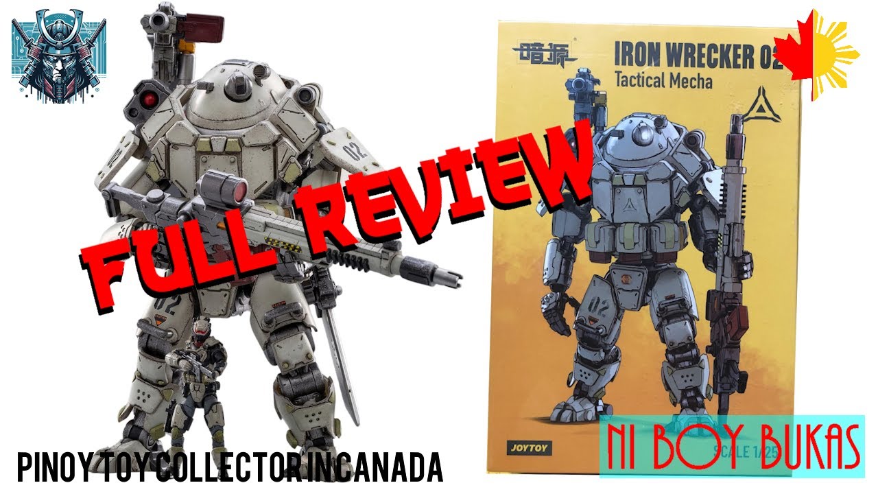 JOYTOY - Dark Source Iron Wrecker - Tactical Mecha 02 - 1/25 Action Figure from Flyima - FULL REVIEW
