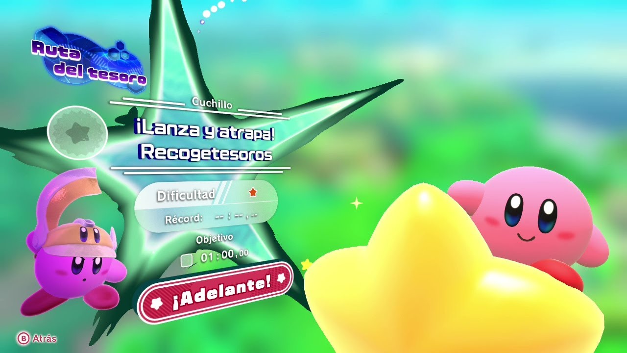 Rutas del tesoro de Naturaleza Utópica. Kirby y la tierra olvidada