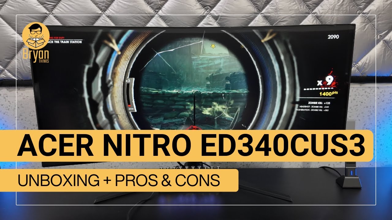Acer Nitro ED340CUS3 Unboxing - Honest Pros and Cons of This 34