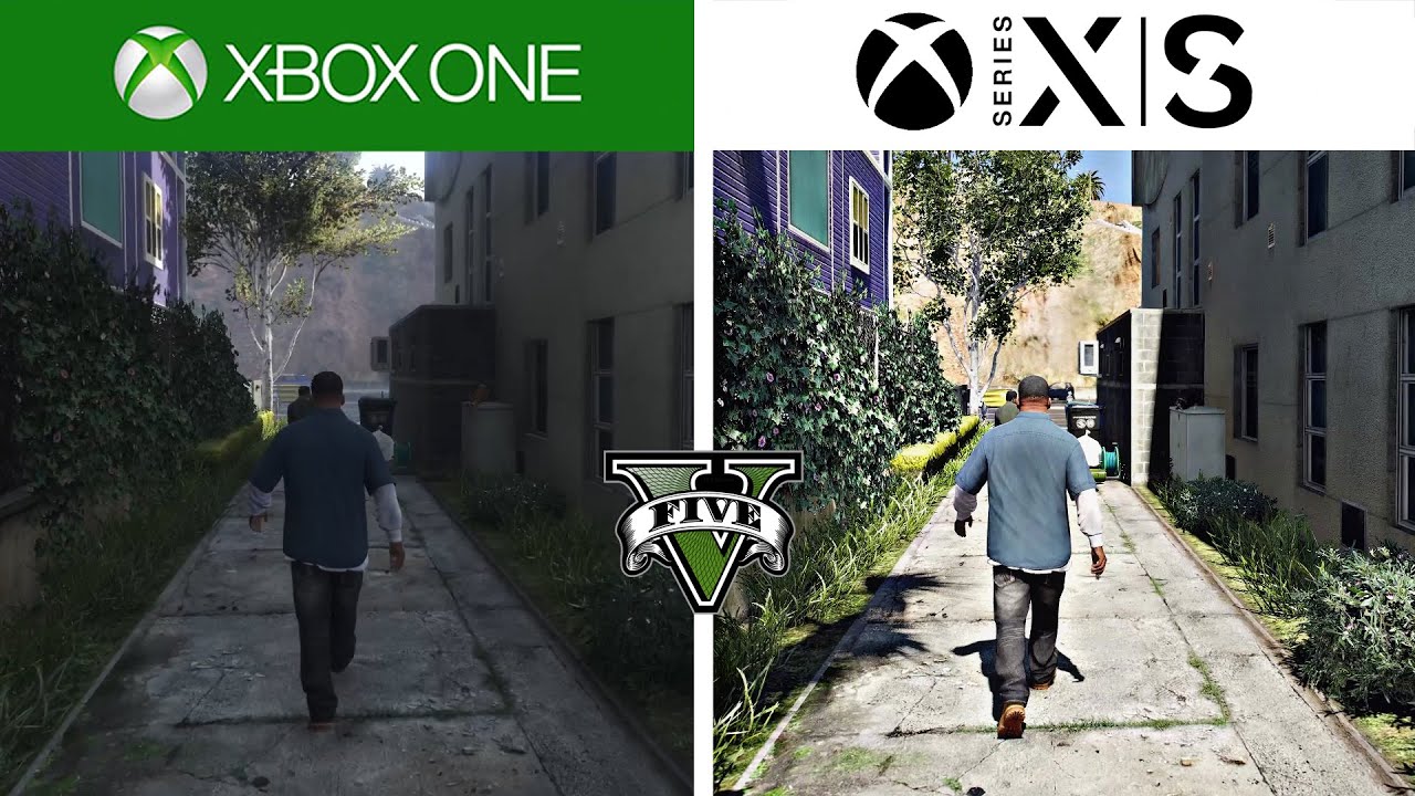 GTA V | XBOX ONE VS XBOX SERIES X|S Gráficos - Primera misión | Comparación (4K 120FPS)