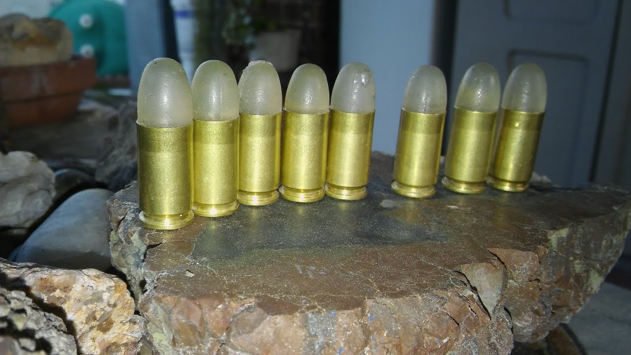 Casting rubber bullets at home with Vic