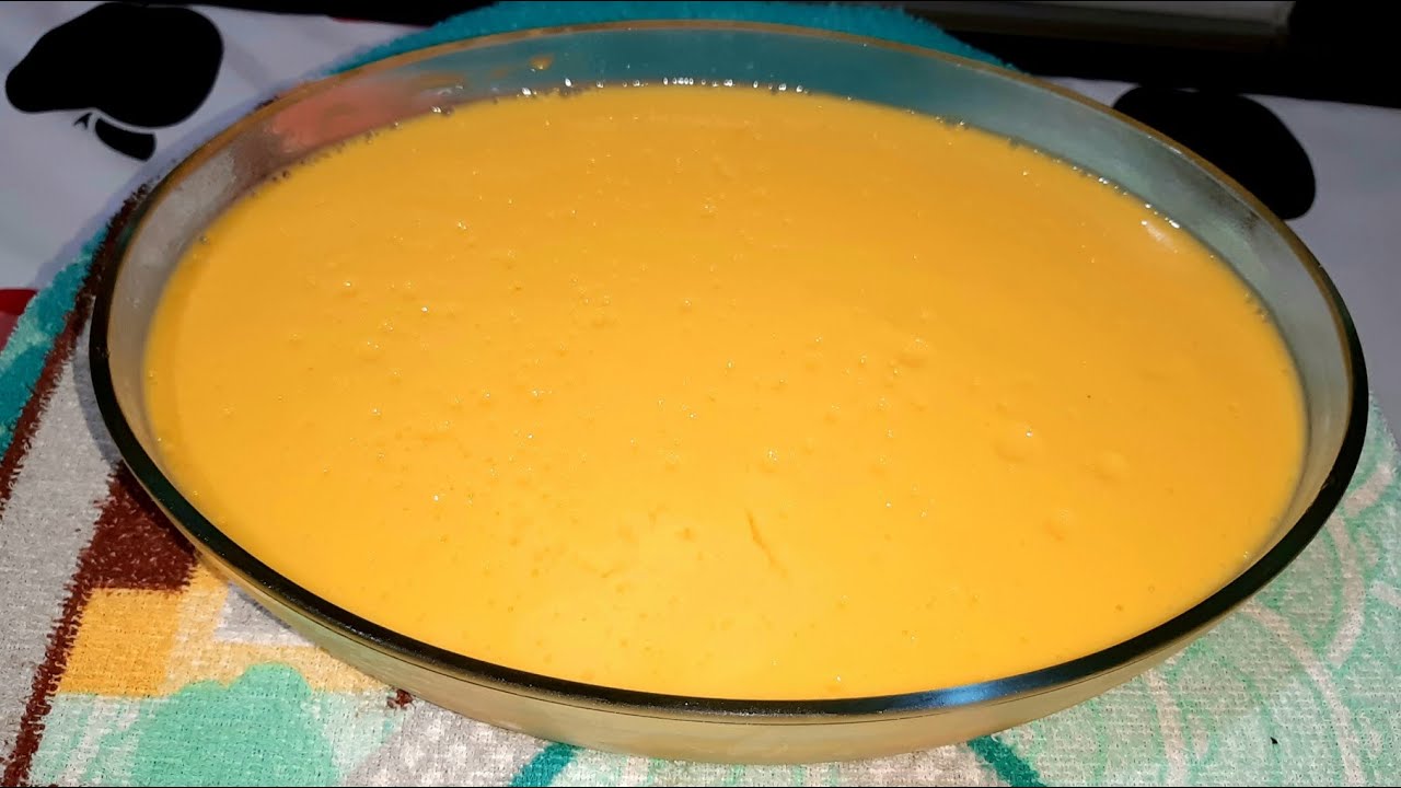 MOUSSE DE MANGA SEM LEITE CONDENSADO SEM CREME DE LEITE.
