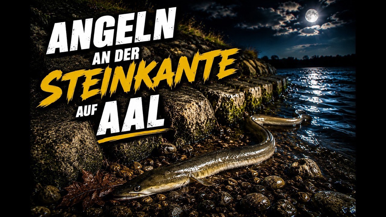 Angeln auf Aal an der  Steinkante- an der Elbe auf Aal 