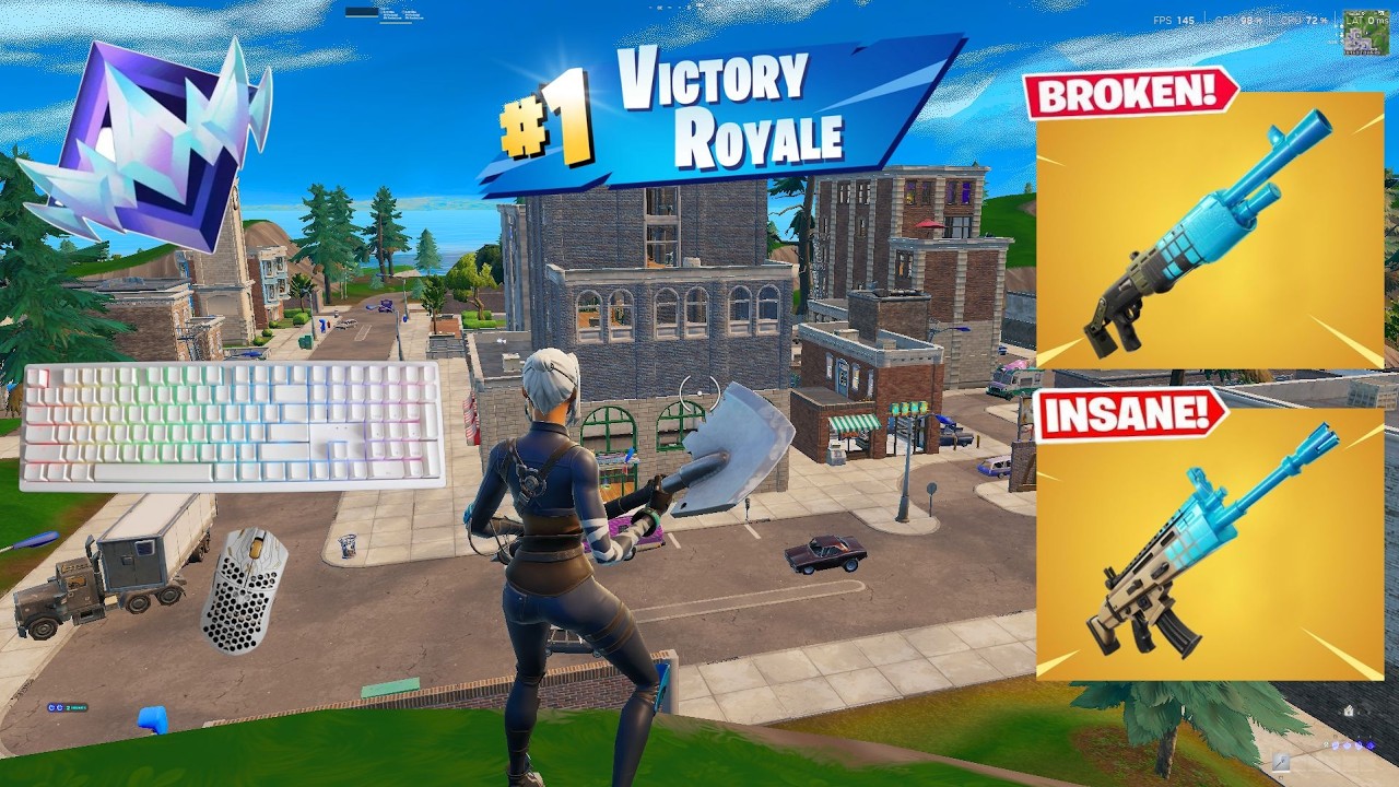 Fortnite Reload | HIGH KILL SOLO Ranked WIN Gameplay | Keyboard & Mouse | 240FPS 4k