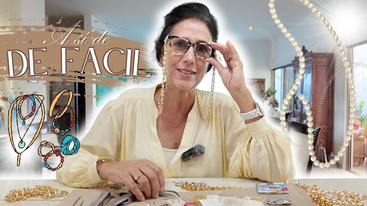 ❤️ Te ENESEÑO a Hacer estas CADENAS para Lentes TU MISMA👓