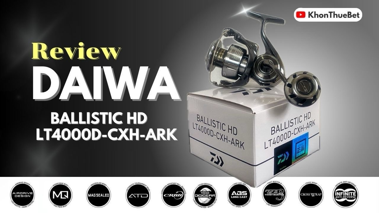 รีวิวรอก New DAIWA BALLISTIC HD-4000D-CXH-ARK