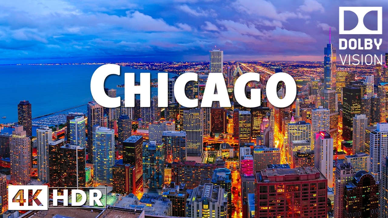 [4K] CHICAGO – Urban Pulse by Lake Michigan | Deep House Chill