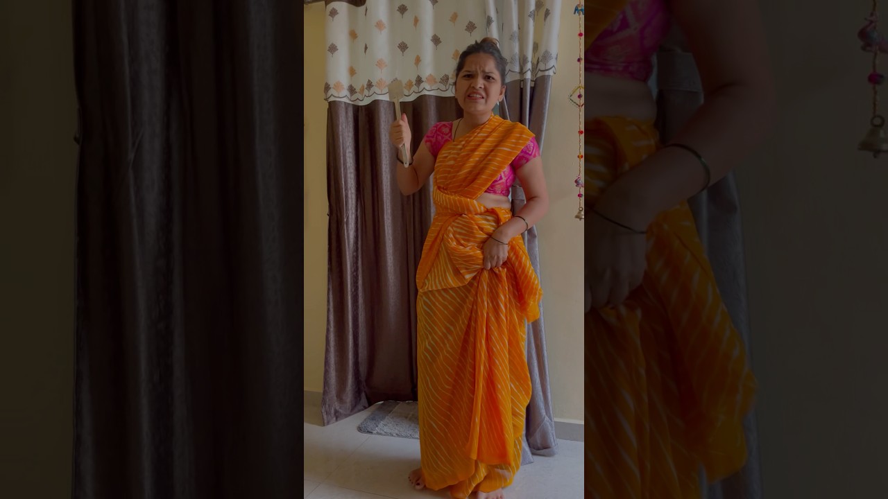 बाई कोण घुसलंय माझ्या घरात😂 #goodvibes&hellip;&hellip;&hellip;..shantabai #comedy #funnycomedy #viral #trending #shanta