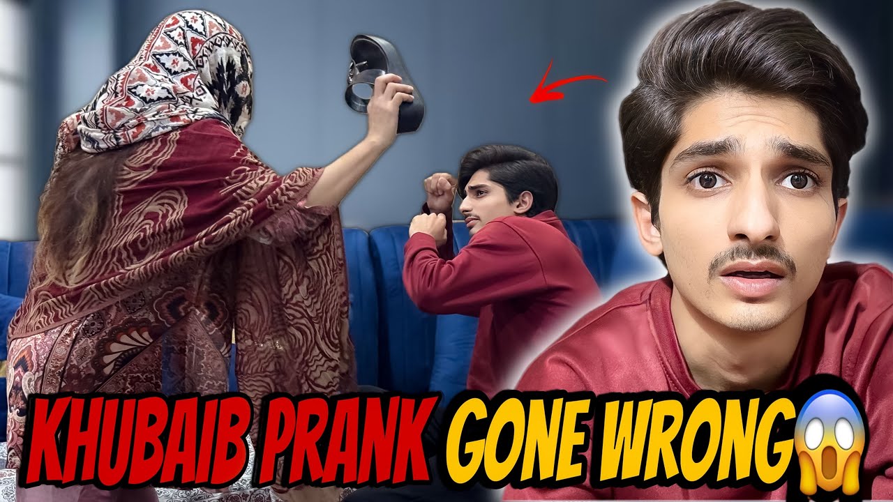 KHUBAIB KE PRANK KI WAJHA SE MAIN 1 MONTH GAYAB RAHA THA YOUTUBE SE🥺 #funnyvideo #pranks #dailyvlog