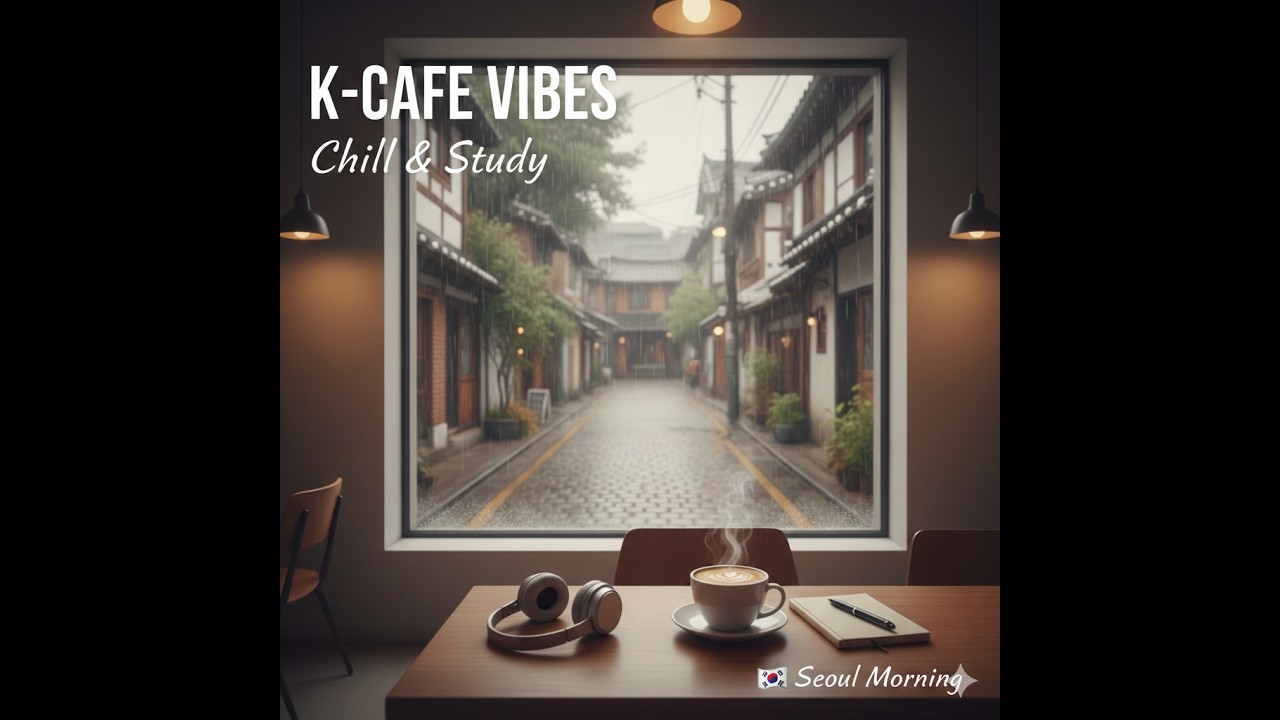 K-Cafe Vibes ☕️ Soft & Chill Korean Cafe Music for Studying, Working, Relaxing