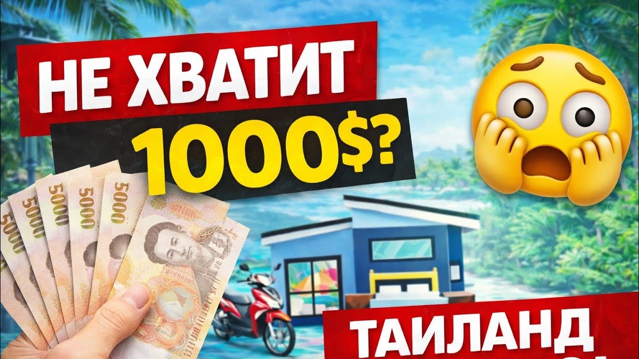 Сколько РЕАЛЬНО стоит жить в Таиланде в 2026? Бюджет, аренда, байк, еда — честные цифры. #тайланд 